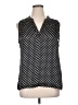 Ruby Ribbon Black Sleeveless T-Shirt Size XL - photo 1