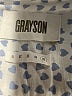 Grayson 100% Cotton Polka Dots Blue 3/4 Sleeve Blouse Size XL (5) - photo 7