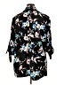 Lane Bryant Floral Black Blazer Size XL (estimated) - photo 2
