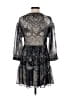 Zara Paisley Black Green Cocktail Dress Size S - photo 2