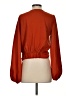 Lulus Orange Long Sleeve Blouse Size S - photo 2