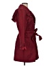 Ellen Tracy Burgundy Trenchcoat Size S - photo 4