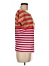 Avon Stripes Orange Short Sleeve Top Size M - photo 4