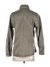 MNG 100% Cotton Green Long Sleeve Button-Down Shirt Size 2 - photo 2