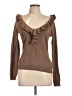 BCBGMAXAZRIA Brown Pullover Sweater Size L - photo 1
