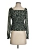 Madewell 100% Polyester Green Long Sleeve Blouse Size XS - photo 1