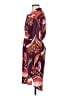 Sam Edelman 100% Polyester Print Burgundy Casual Dress Size 6 - photo 5