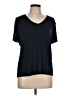 Nine West Black Short Sleeve Top Size L - photo 1