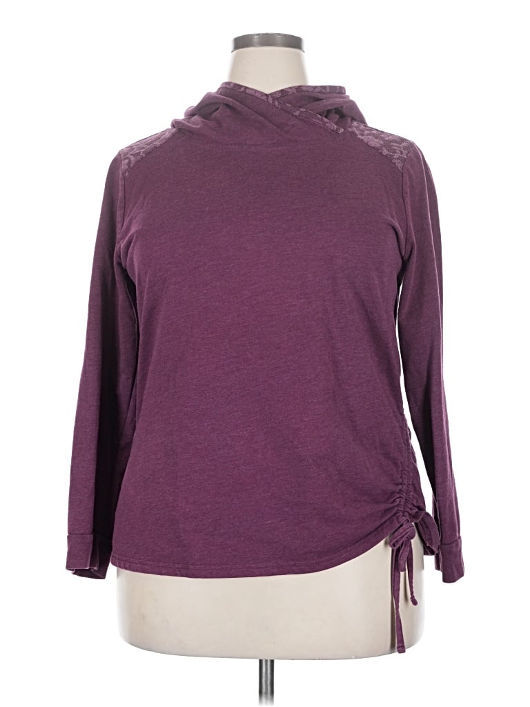 Pre-owned St. John's Bay Turtleneck Sweater In Purple