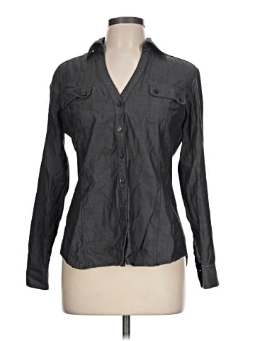 Express Long Sleeve Button-Down Shirt (view 1)