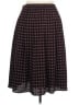 Talbots 100% Polyester Print Burgundy Casual Skirt Size 14 Petite - photo 2