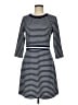 Draper James Stripes Blue Casual Dress Size M - photo 1