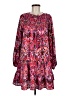 TCEC 100% Polyester Paisley Pink Casual Dress Size M - photo 1