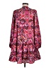 TCEC 100% Polyester Paisley Pink Casual Dress Size M - photo 2