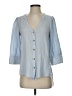 Porridge Blue 3/4 Sleeve Button-Down Shirt Size XS (0) - photo 1
