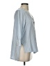 Porridge Blue 3/4 Sleeve Button-Down Shirt Size XS (0) - photo 4