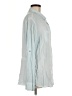 BLL NYC 100% Viscose Color Block Teal Long Sleeve Blouse Size M - photo 4