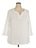 Talbots Outlet White Pullover Sweater Size 2X - photo 1