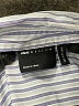 ASOS Design 100% Cotton Stripes Blue Long Sleeve Button-Down Shirt Size 2 - photo 7