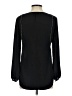 J.Crew 100% Polyester Black Long Sleeve Blouse Size 00 - photo 2