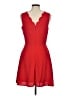 Alya 100% Polyester Solid Red Cocktail Dress Size M - photo 2