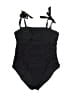 Assorted Brands Solid Black One Piece Swimsuit Size XL - photo 1