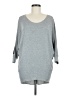 Freeloader Gray 3/4 Sleeve Top Size M - photo 1