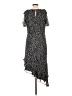Neiman Marcus 100% Polyester Polka Dots Black Casual Dress Size 10 - photo 2