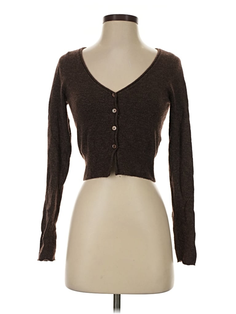 Pre-owned Wilfred Cardigan Sweater In Brown