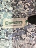 Aventura 100% Cotton Print Silver Long Sleeve Blouse Size L - photo 7