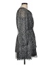 Ann Taylor 100% Polyester Polka Dots Black Casual Dress Size 6 Petite - photo 4