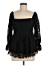 Pomander Place Black 3/4 Sleeve Blouse Size M - photo 1
