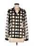 MICHAEL Michael Kors 100% Polyester Silver Gray Long Sleeve Blouse Size M - photo 1