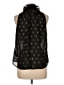 H&M 100% Polyester Black Sleeveless Blouse Size 8 - photo 2