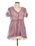 Torrid Purple Short Sleeve Blouse Size Lg Plus (0) - photo 1