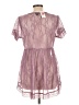 Torrid Purple Short Sleeve Blouse Size Lg Plus (0) - photo 2