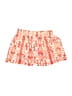 Sis Sis 100% Polyester Print Orange Shorts Size S - photo 1
