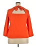 J.Crew 100% Cotton Orange 3/4 Sleeve Top Size XXL - photo 2