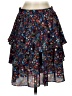 J.Crew 100% Polyester Paisley Black Casual Skirt Size 2 - photo 1