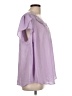 Torrid 100% Polyester Purple Short Sleeve Blouse Size Lg Plus (0) - photo 4