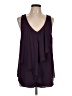 Torrid 100% Polyester Solid Purple Sleeveless Blouse Size Lg Plus (0) - photo 1