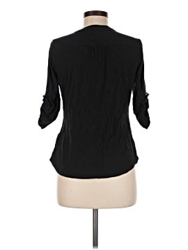 NY&C 3/4 Sleeve Button-Down Shirt (view 2)