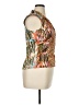 Alberto Makali 100% Polyester Aztec Or Tribal Print Animal Print Gold Sleeveless Blouse Size XL - photo 4