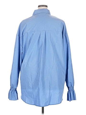 Shein Curve Long Sleeve Blouse (view 2)