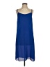 J.Crew 100% Polyester Solid Blue Casual Dress Size S - photo 1
