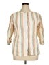 Boden 100% Linen Stripes Ivory Long Sleeve Blouse Size XL - photo 1