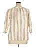 Boden 100% Linen Stripes Ivory Long Sleeve Blouse Size XL - photo 2