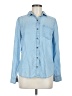 SO 100% Lyocell Blue Long Sleeve Polo Size M - photo 1