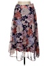 Lulus 100% Polyester Floral Blue Casual Skirt Size L - photo 1