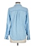 SO 100% Lyocell Blue Long Sleeve Polo Size M - photo 2